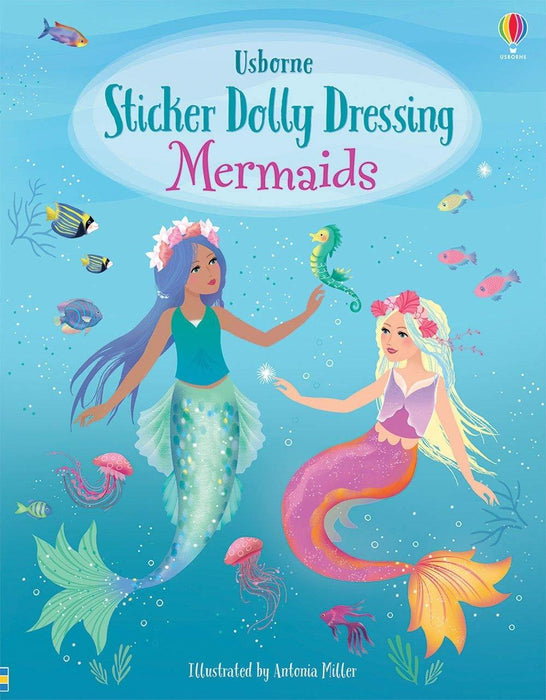 Usborne Sticker Dolly Dressing Mermaids Book