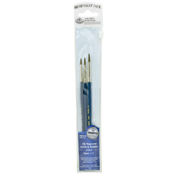Value Brush Set-3pc Sable Round Set