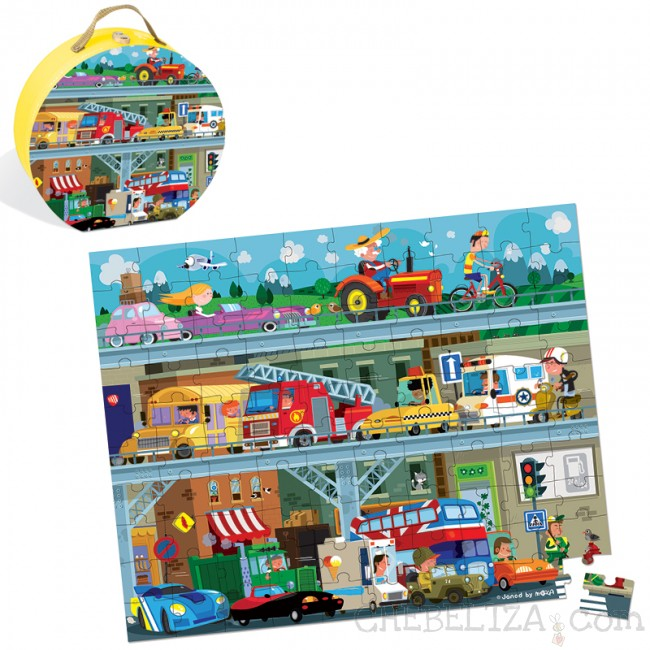 Vehicles Puzzle 100pcs