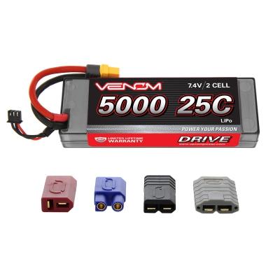 Venom DRIVE LiPo 2S 7.4V 5000mAh 25C HC UNI 2.0 Plug