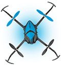 Verso Quadchopper UAV Blue