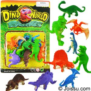 Vinyl Dinosaurs on Card
