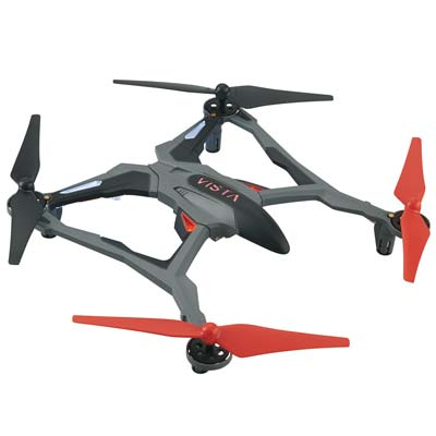 Vista UAV Quadcopter RTF Red