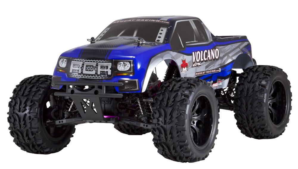 Volcano EPX 1/10 Electric Monster Truck Blue /Silver