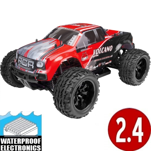 Volcano EPX 1/10 Electric Monster Truck Red