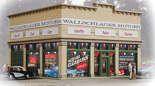 Wallschlager Motors Built Up HO Scale