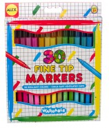 Washable Fine Tip Markers (30)