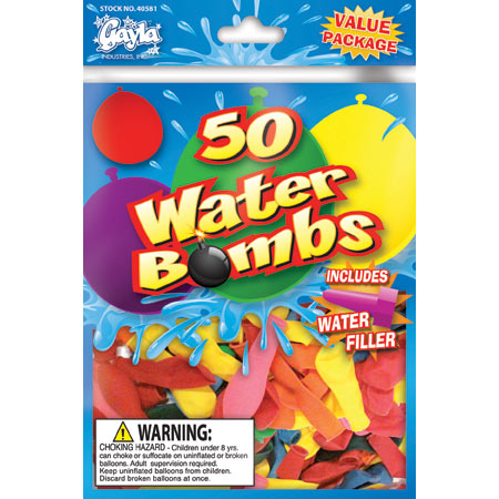 Water Bomb w/Filler (50)