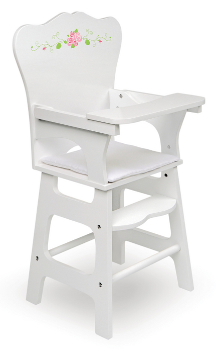 White Rose Doll High Chair