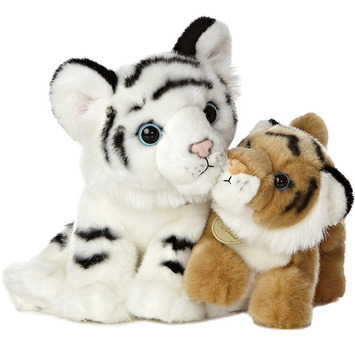 White and Bengal Tigers