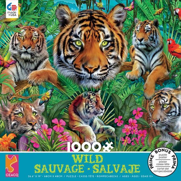 Wild -1000pc Puzzle - Tiger Jungle