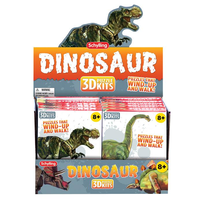 Wind Up Dinosaur Puzzle Assortment-Sold as Each Randomly