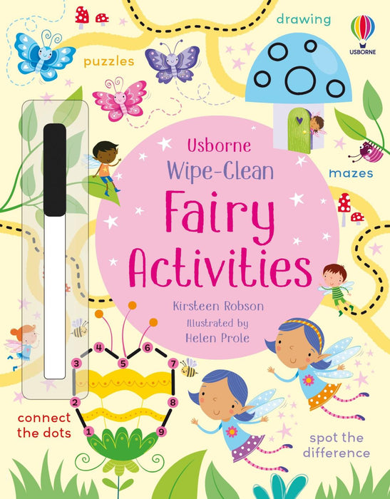 Wipe-Clean Fairy Activities Book