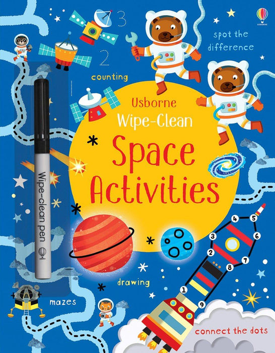 Wipe-clean Space Activities Book