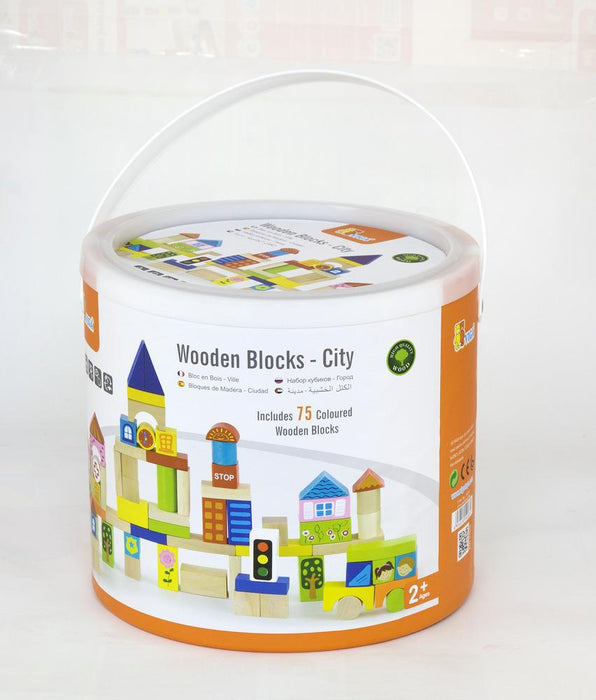 Wooden Block- City Bucket