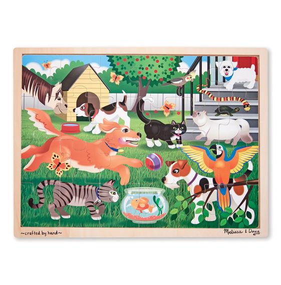 Wooden Jigsaw Puzzle Pets