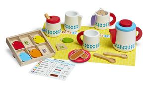 Wooden Steep & Serve Tea Set