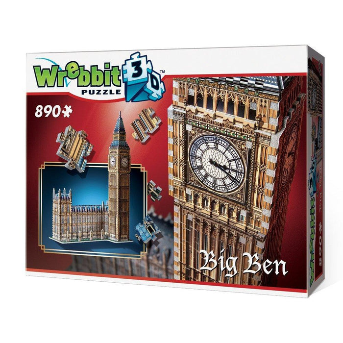 Wrebbit 3D: Big Ben & Parliament, England Foam Puzzle 890 pcs
