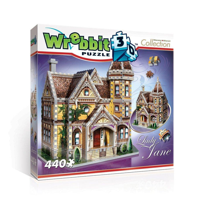 Wrebbit 3D: Lady Jane Victorian House Farm Puzzle 440 pcs