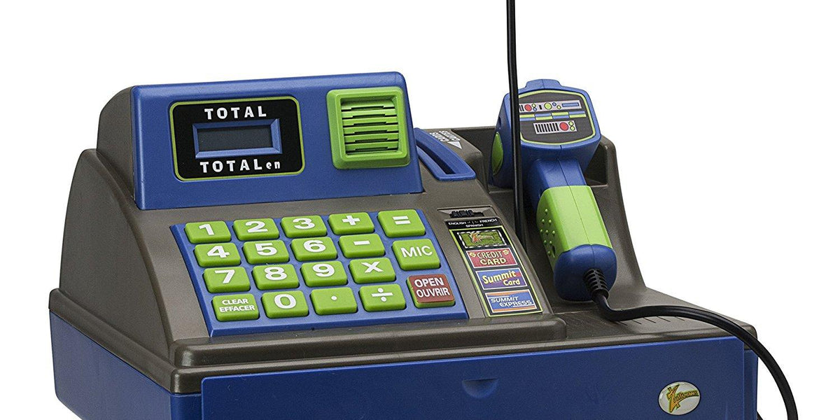Zillionz Talking Cash Register Blue — Adventure Hobbies & Toys